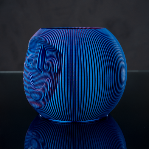 PLA Silk Filament Two Colors: Blue and Purple - Image 2