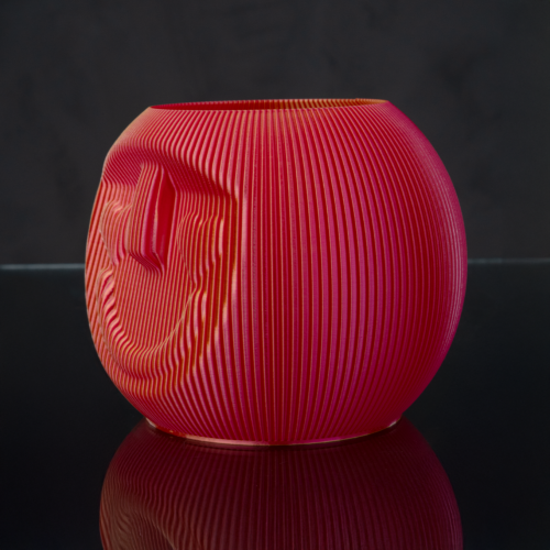 PLA Silk Filament Two Colors: Red and Gold - Image 2