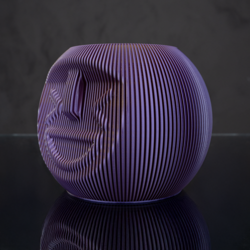 PLA Silk Filament Two Colors: Purple and Gold - Image 2